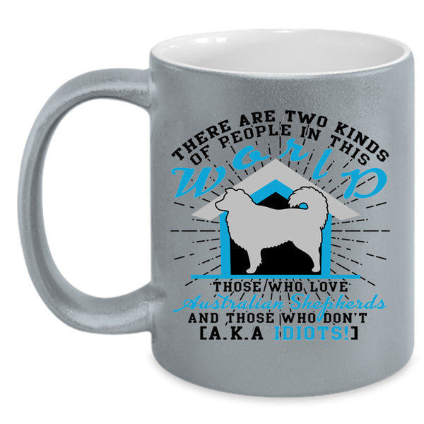 Cool Dogs Coffee Mug, Love Australian Shepherds Accent Mug