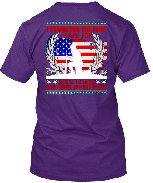 I Stand For The Flag T Shirt, I Kneel For The Fallen T Shirt