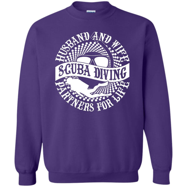 Scuba Diving Partners For Life T Shirt, Coolest Scuba Diver Sweatshirt