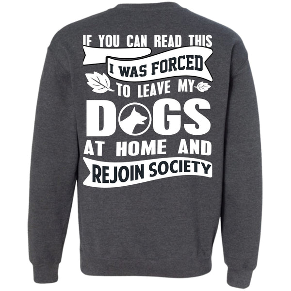 I Love My Dog T Shirt, You Can Read This Sweatshirt