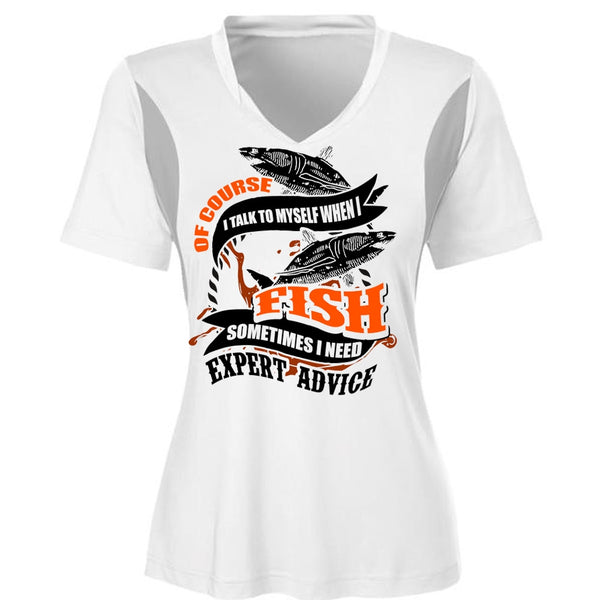 I Talk To Myself When I Fish T Shirt, I Love Fishing T Shirt, Awesome T-Shirts