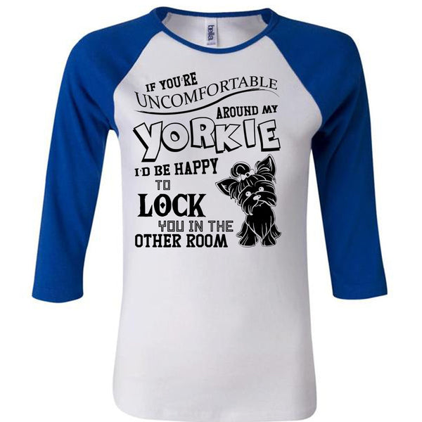 Around My Yorkie T Shirt, I Love My Dog T Shirt, Awesome T-Shirts
