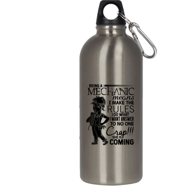 Being A Mechanic 20 oz Stainless Steel Bottle,Cute Gift For Mechanics Outdoor Sports Water Bottle