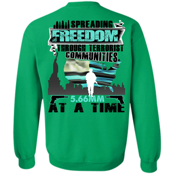 I Love Veteran T Shirt, Spreading Freedom Sweatshirt