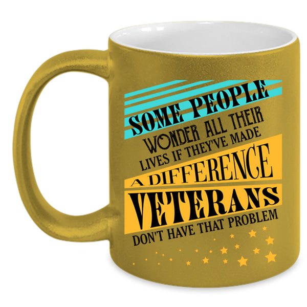American Flag Coffee Mug, Awesome Veterans Accent Mug