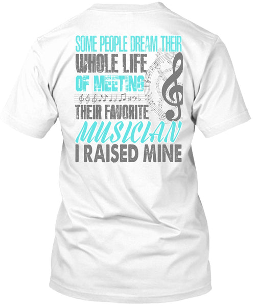 A black t-shirt with the shopify logo