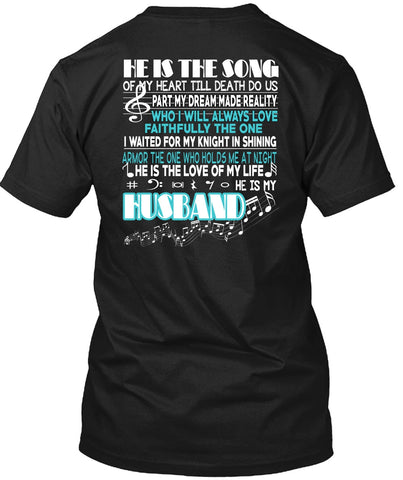 A black t-shirt with the shopify logo