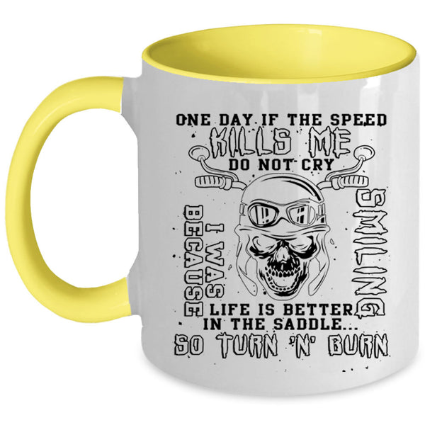 Awesome Gift For Biker Coffee Mug, Cool Biker Accent Mug