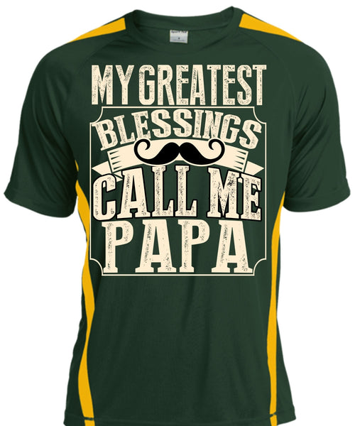 My Greatest Blessings Call Me Papa T Shirt, Being A Papa T Shirt, Cool Shirt