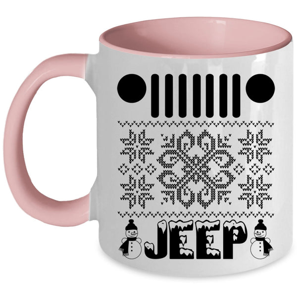Christmas Gift For Jeep Driver Coffee Mug, Jeep Accent Mug