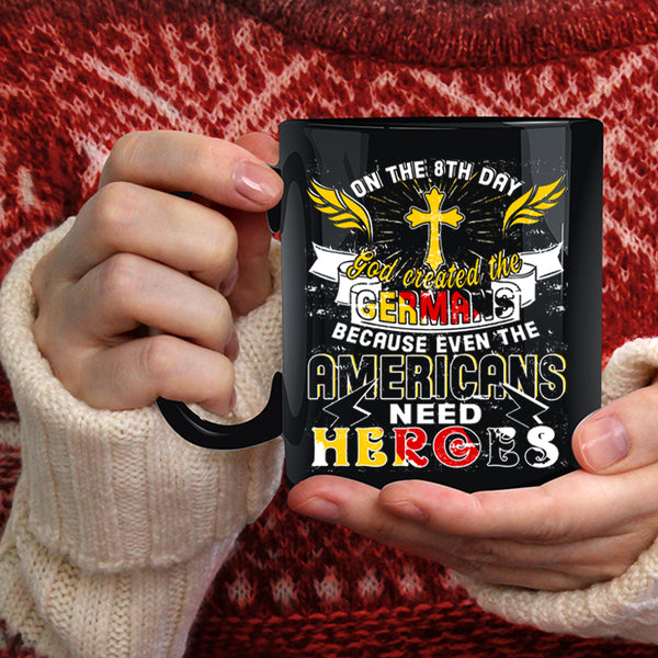 On The 8th Day Coffee Mug, God Created The Germans Coffee Cup
