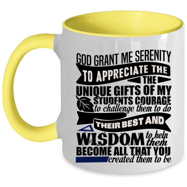 Cool Teachers Coffee Mug, Gifts Of My Students Accent Mug