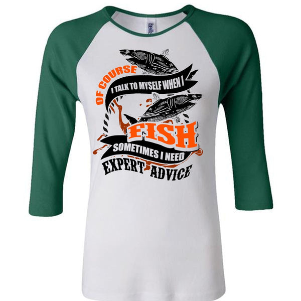 I Talk To Myself When I Fish T Shirt, I Love Fishing T Shirt, Awesome T-Shirts