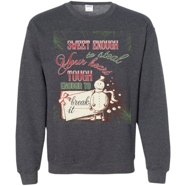 Tough Enough To Break It T Shirt, Merry Christmas Sweatshirt