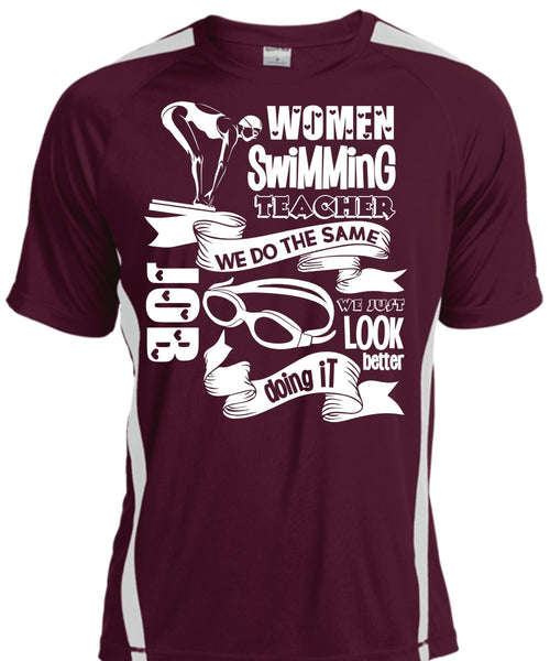 Women Swimming Teacher T Shirt, Being A Swimmer T Shirt, Cool Shirt