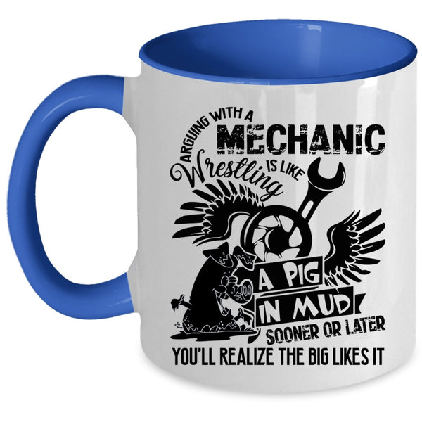 Funny Gift For Mechanics Coffee Mug, Cool Mechanics Accent Mug
