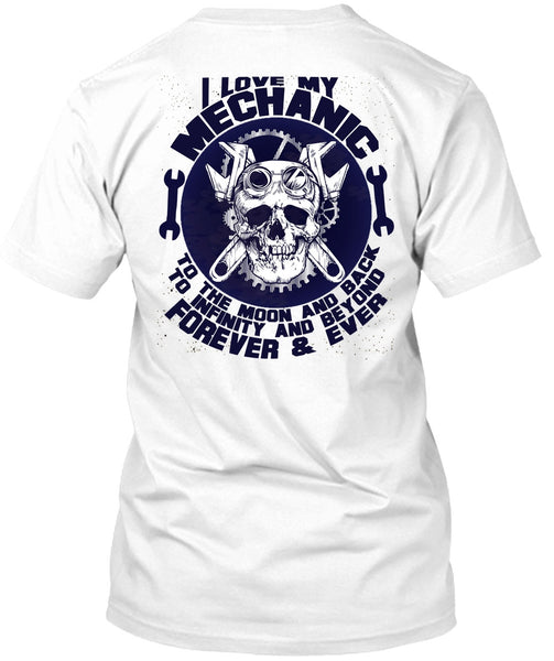 A black t-shirt with the shopify logo