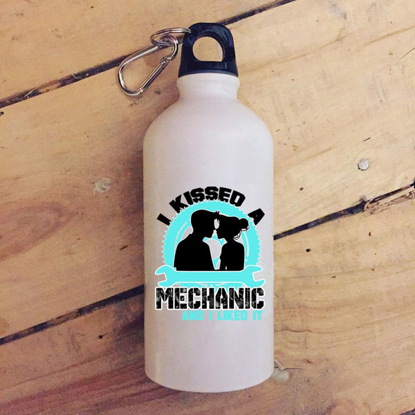 I Kissed A Mechanic And I Liked It 20 oz Stainless Steel Bottle,Lovely Mechanic Outdoor Sports Water Bottle
