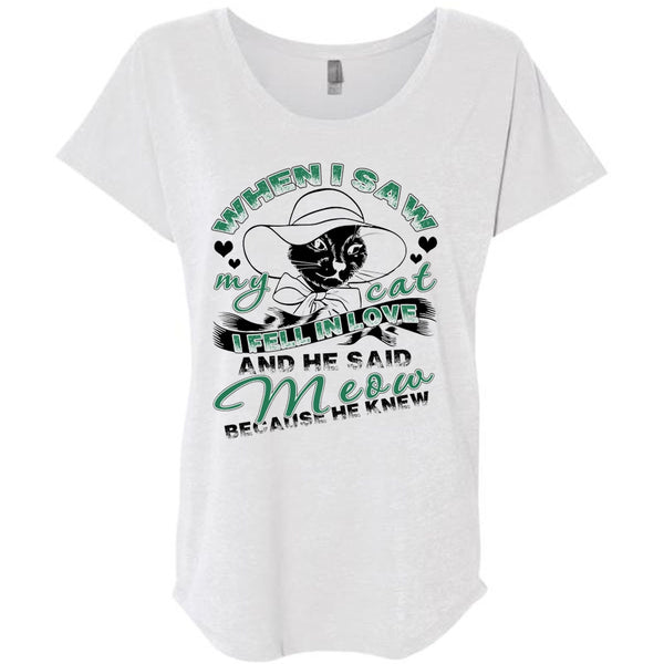 He Said Meow T Shirt, I Love Cat T Shirt, Awesome T-Shirts