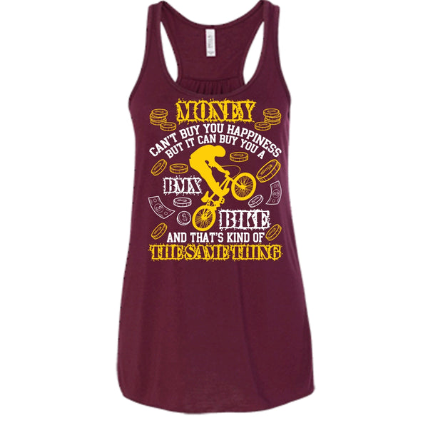 Money Can't Buy Happiness T Shirt, It Can Buy You A BMX Bike T Shirt, Cool T Shirt