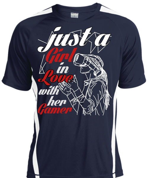 Just A Girl In Love With Her Gamer T Shirt, Being A Gamer T Shirt, Cool Shirt