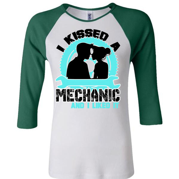 I Kissed Mechanic And I Liked It T Shirt, I Love Mechanic T Shirt, Awesome T-Shirts
