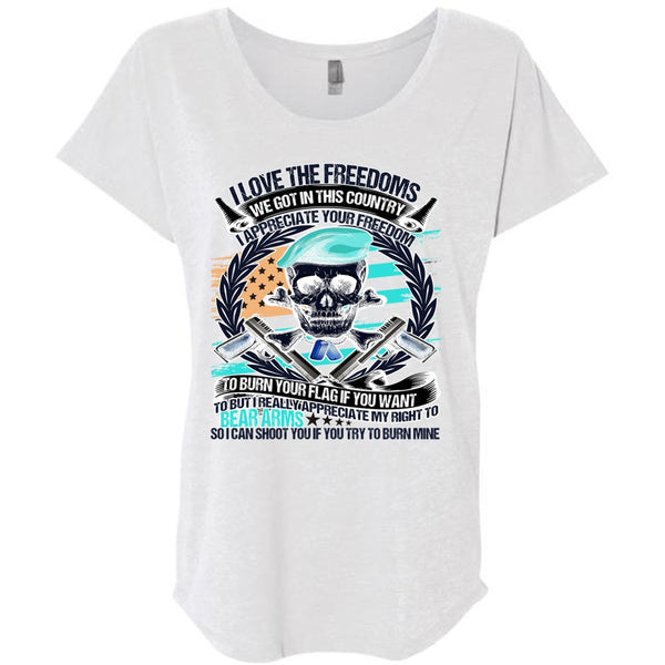 I Love The Freedoms T Shirt, I Love Veteran T Shirt, Awesome T-Shirts