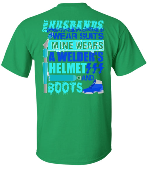 Some Husbands Wear Suits T Shirt, I Love Wife T Shirt