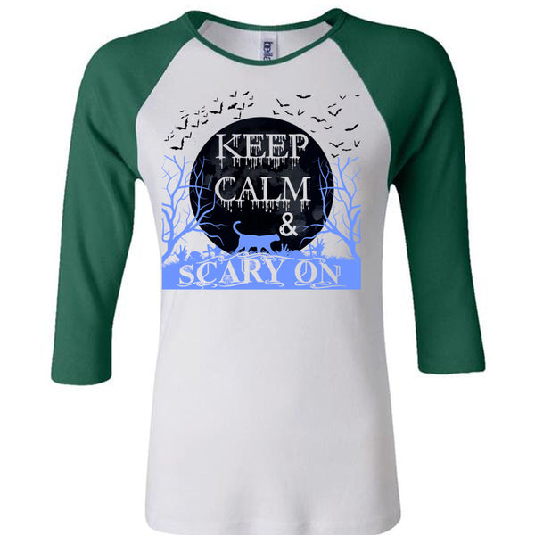 Keep Calm And Scary On T Shirt, Wait For Halloween T Shirt, Awesome T-Shirts