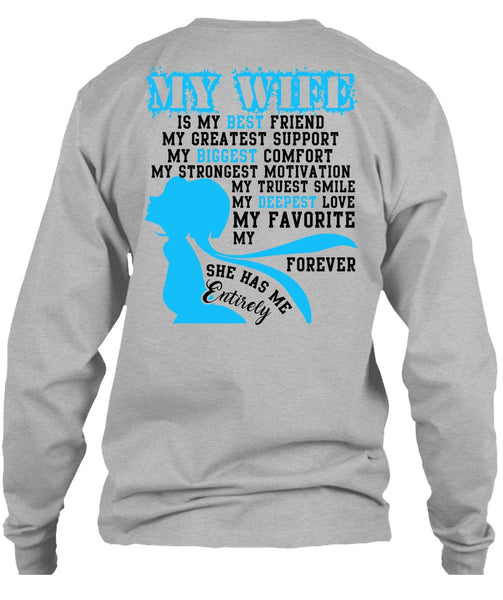 My Wife Is My Best Friend T Shirt, I Love Wife T Shirt