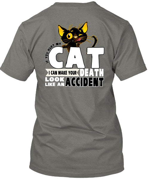 You Hurt My Cat T Shirt, Like An Accident T Shirt