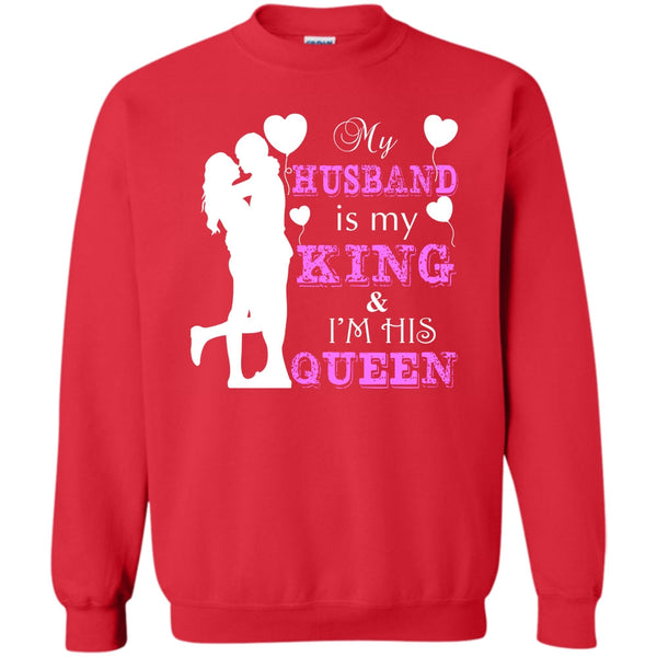 I'm His Queen T Shirt, Gift For Wife Sweatshirt