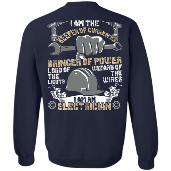 Keeper Of Currents T Shirt, I Love Electrician Sweatshirt