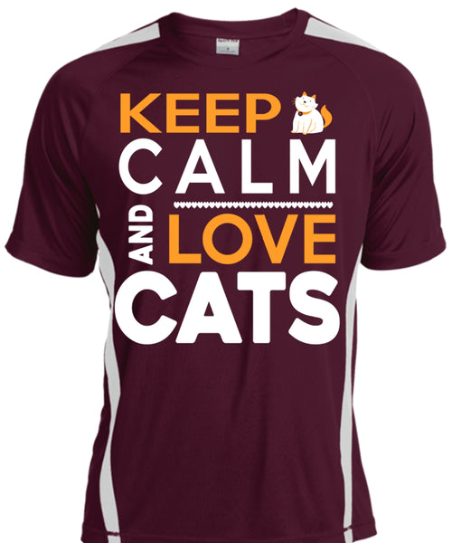 Keep Calm And Love Cats T Shirt, My Pets T Shirt, My Favorite T Shirt