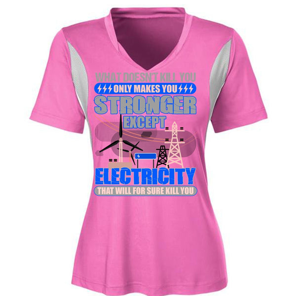 Stronger Except Electricity T Shirt, Being An Electrician T Shirt, Awesome T-Shirts