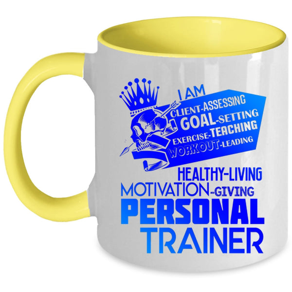 Cute Gift For Personal Trainer Coffee Mug, I Am Personal Trainer Accent Mug