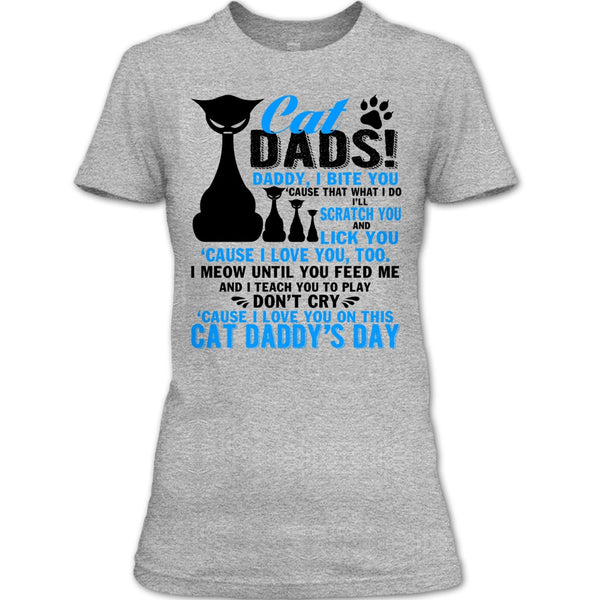 Cat Dads T Shirt, Cat Daddy's Day T Shirt