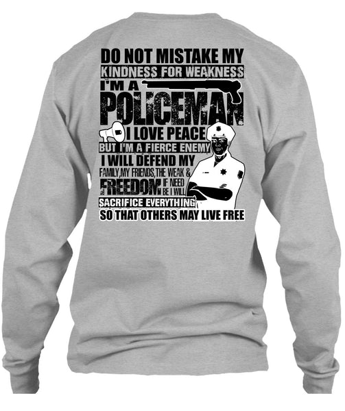 I'm A Policeman T Shirt, I Love Police T Shirt