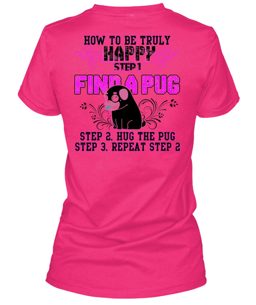 Find A Pug T Shirt, I Love Pug T Shirt