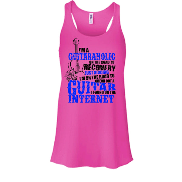 I'm A Guitaraholic T Shirt, Coolest Guitaraholic Tank Top