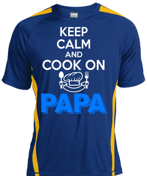 Keep Calm And Cook On Papa T Shirt, Father's Day T Shirt