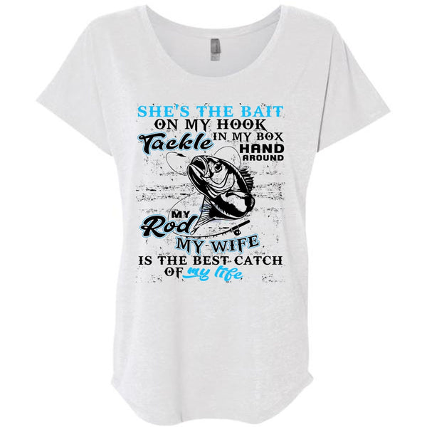 My Wife Is The Best Catch T Shirt, I Love Fishing T Shirt, Awesome T-Shirts