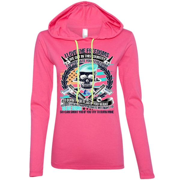 I Love The Freedoms T Shirt, I Love Veteran T Shirt, Awesome T-Shirts