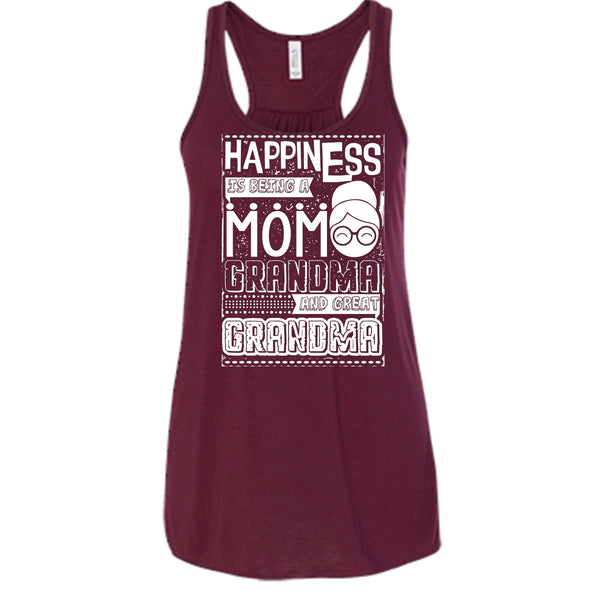 Happiness Is Being A Mom T Shirt, Grandma Tank Top