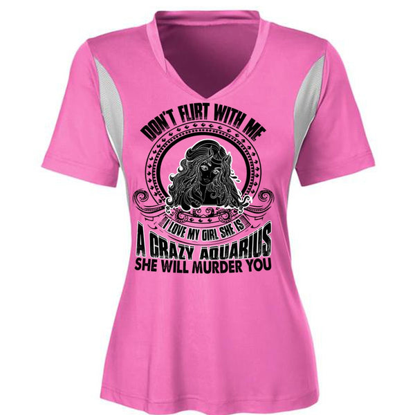 She Is A Crazy Aquarius T Shirt, I Love Aquarius T Shirt, Awesome T-Shirts
