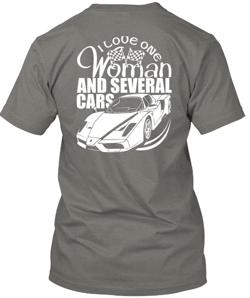 I Love One Woman And Several Cars T Shirt, Being A Driver T Shirt