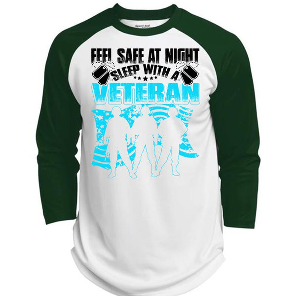 Sleep With A Veteran T Shirt, I Love Veteran T Shirt, Awesome T-Shirts  (Polyester Game Baseball Jersey)