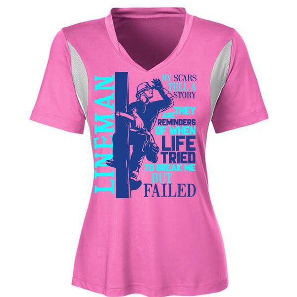 Lineman My Scars Tell A Story T Shirt, I Love Lineman T Shirt, Awesome T-Shirts