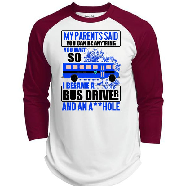 I Became A Bus Driver T Shirt, I Love Bus T Shirt, Awesome T-Shirts  (Polyester Game Baseball Jersey)