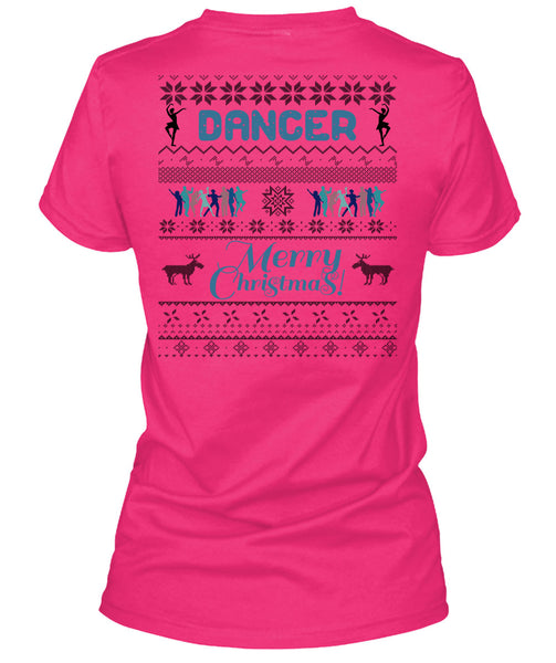 Dancer Merry Christmas T Shirt, Being A Dancer T Shirt